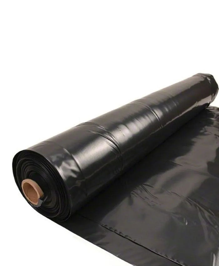 Nylon negro de 200 micrones, 2x50 Mts, fabricado con polietileno de baja densidad (LDPE) coextruido. Ideal para Agro, Construcción e Industria. , nylon