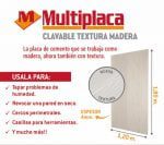 Placa Superboard Multiplaca 4mm 1.20 x 2.40 Mts Eternit - Imagen 3