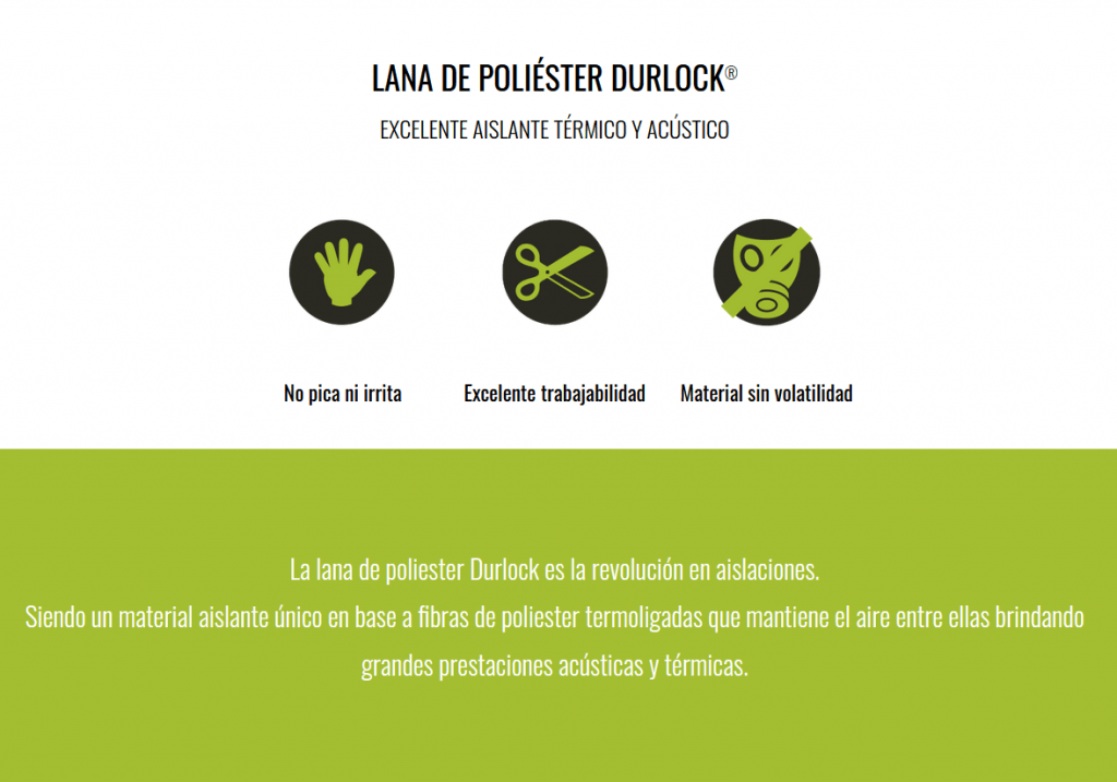 caracteristicas de lana de poliester