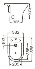 Juego Ferrum Veneto Inodoro Largo, Mochila Y Bidet - Imagen 6